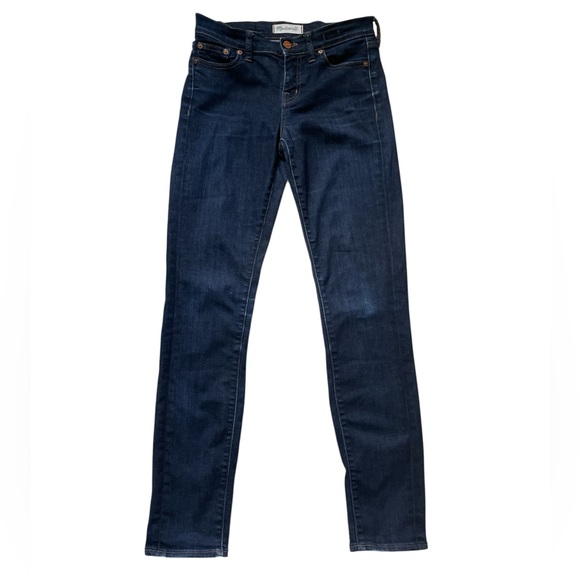 Madewell Alley Straight Jeans Women’s Size 26 Dark Wash Mid Rise Classic Fit - Picture 1 of 9